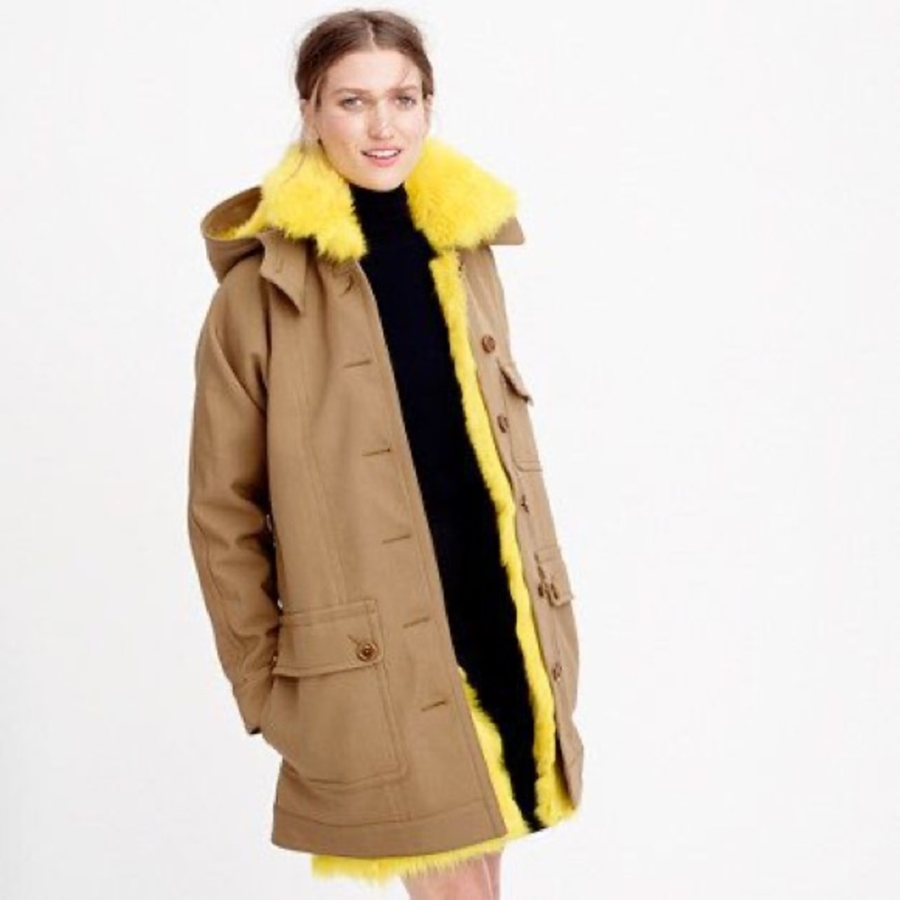 ISO jcrew canary coat xs or small